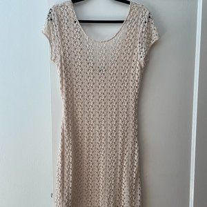 Free People Crochet Dress, Lg